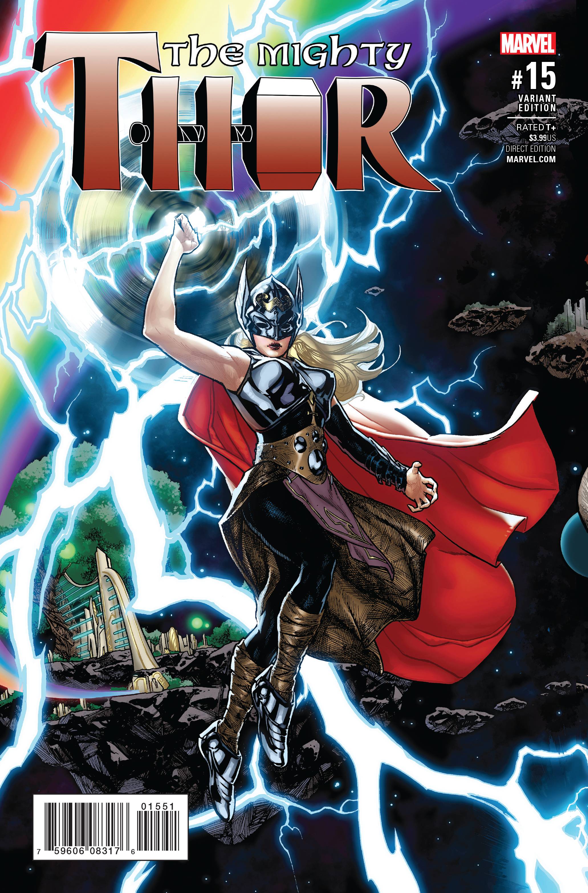 Mighty Thor #15 1 for 25 Incentive Ryan Sook (2015)