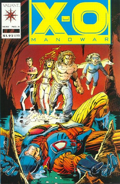 X-O Manowar #4-Fine (5.5 – 7) 1st Cameo Appearance of Jack Boniface, Later Becomes Shadowman