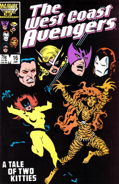 West Coast Avengers #16 [Direct]-Fine (5.5 – 7)