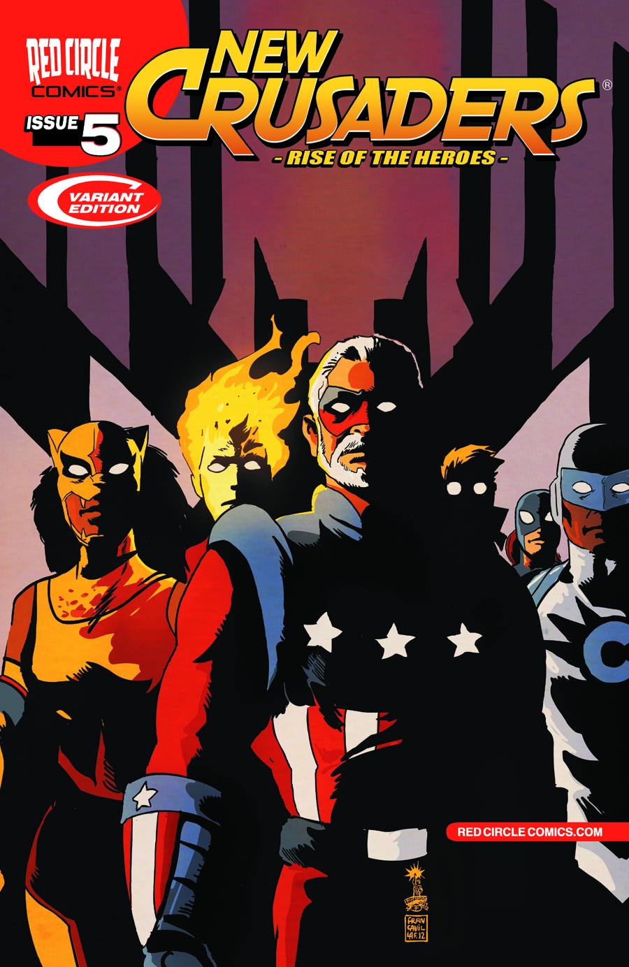 New Crusaders Rise of the Heroes #5 Francavilla Variant Cover