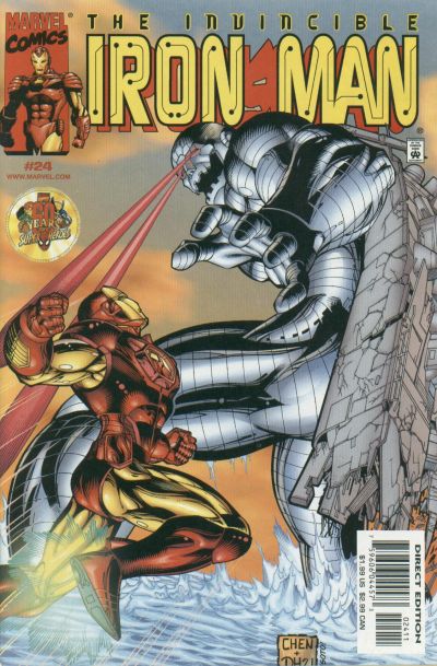 Iron Man #24 [Direct Edition]-Near Mint (9.2 - 9.8)