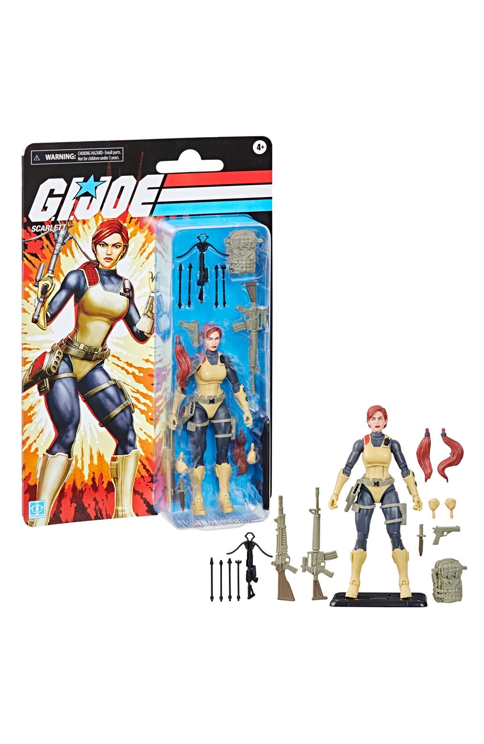 G.I. Joe Classified Series 6-Inch Retro Scarlett Action Figure