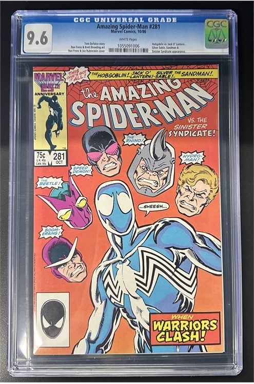 Amazing Spider-Man #281 Cgc 9.6