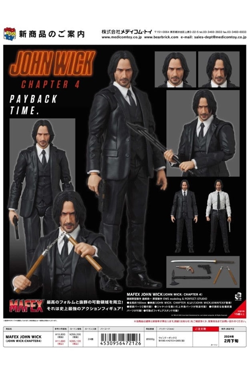 Mafex John Wick (Chapter 4)