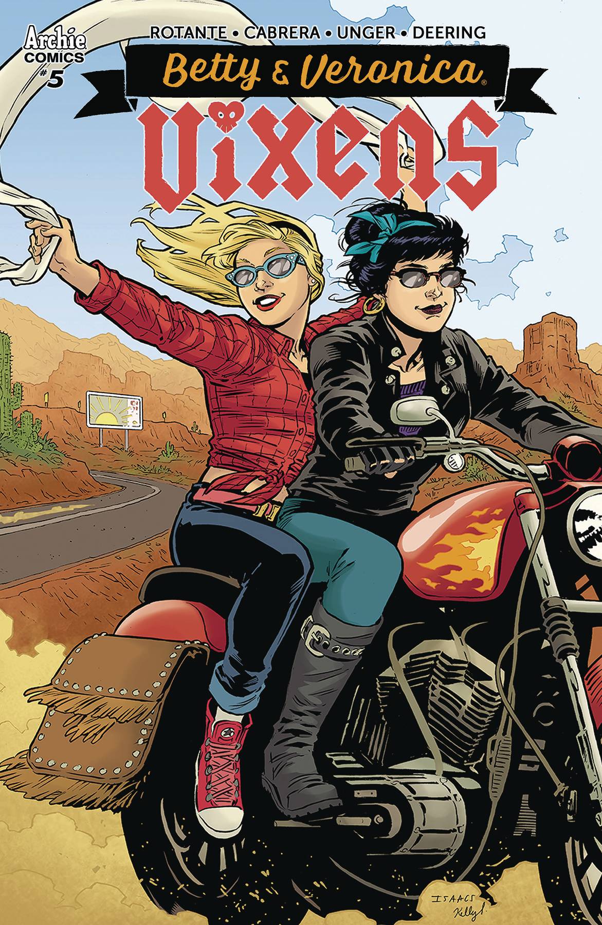 Betty And Veronica Vixens #5 Cover B Isaacs