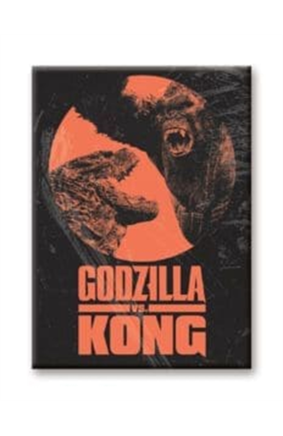 Godzilla Vs Kong - Black Flat Magnet