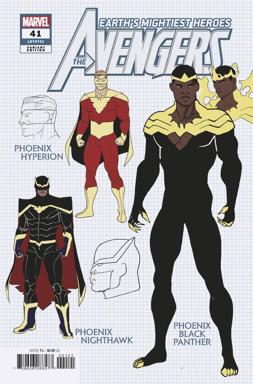 Avengers #41 Garron Design Variant (2018)