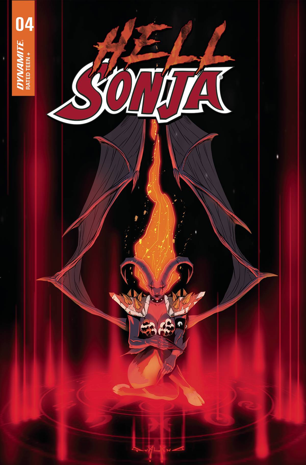 Hell Sonja #4 Cover L Last Call Qualano Original