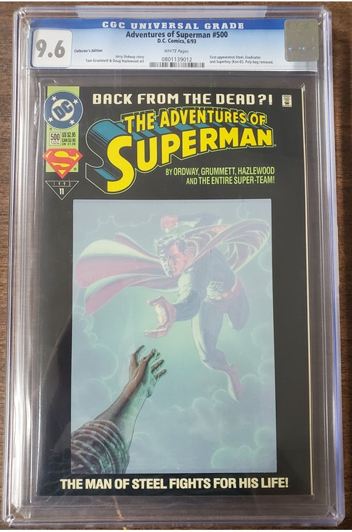 Adventures of Superman #500 (1987)-Near Mint - Cgc 9.6 1st App Steel