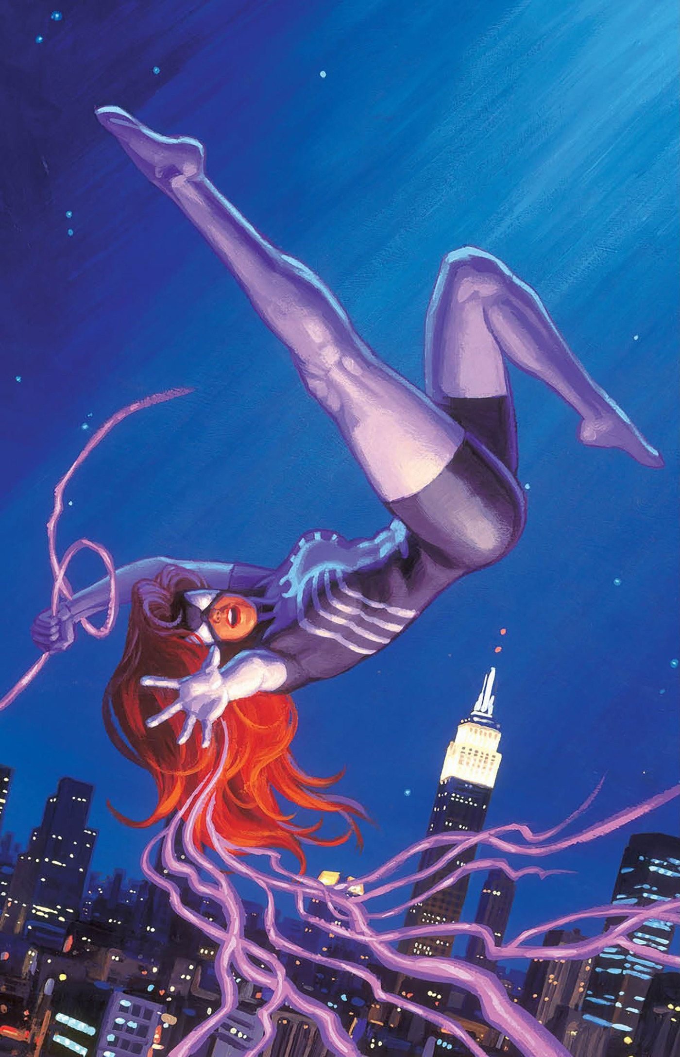 Spider-Woman #4 Greg and Tim Hildebrandt Spider-Woman Marvel Masterpieces III Virgin Variant (Gang War) 1 for 50 Incentive