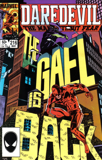 Daredevil #216 [Direct]-Near Mint (9.2 - 9.8)