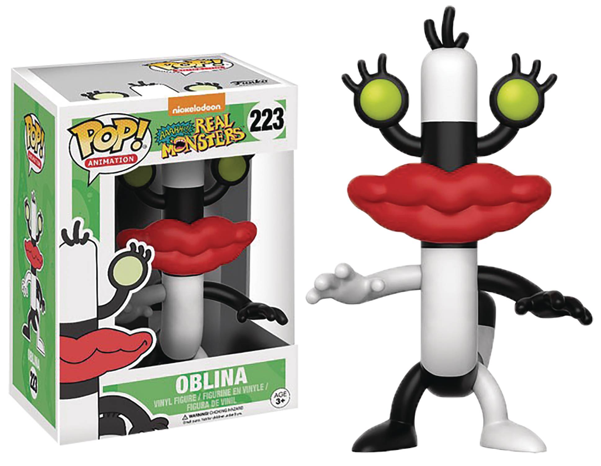 Pop Nick TV Aaahh Real Monsters Oblina Vinyl Figure