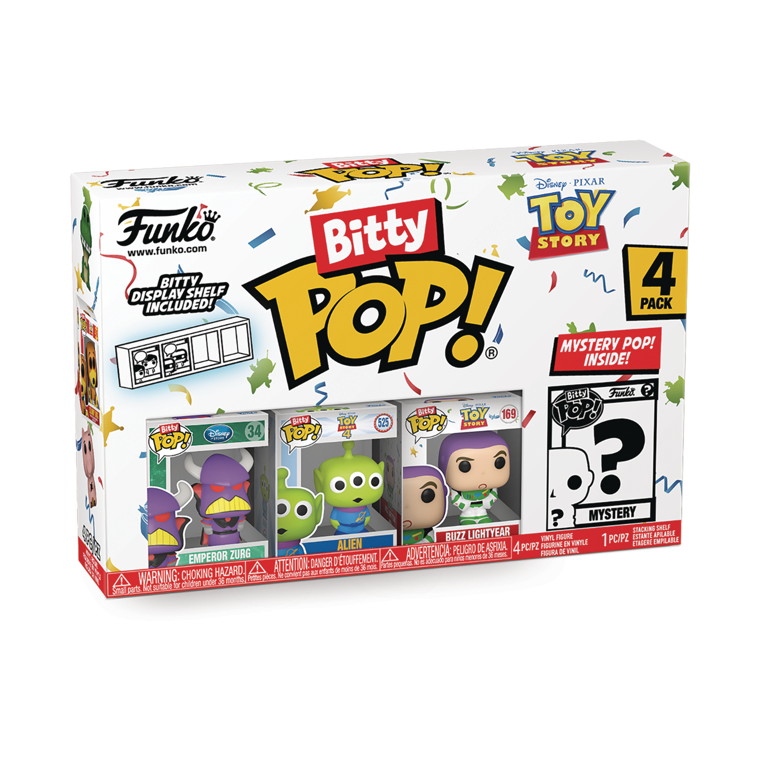 Bitty Pop Toy Story Zurg 4-Pack Figure