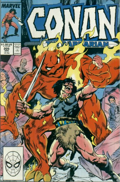 Conan The Barbarian #205 [Direct]-Fine (5.5 – 7)