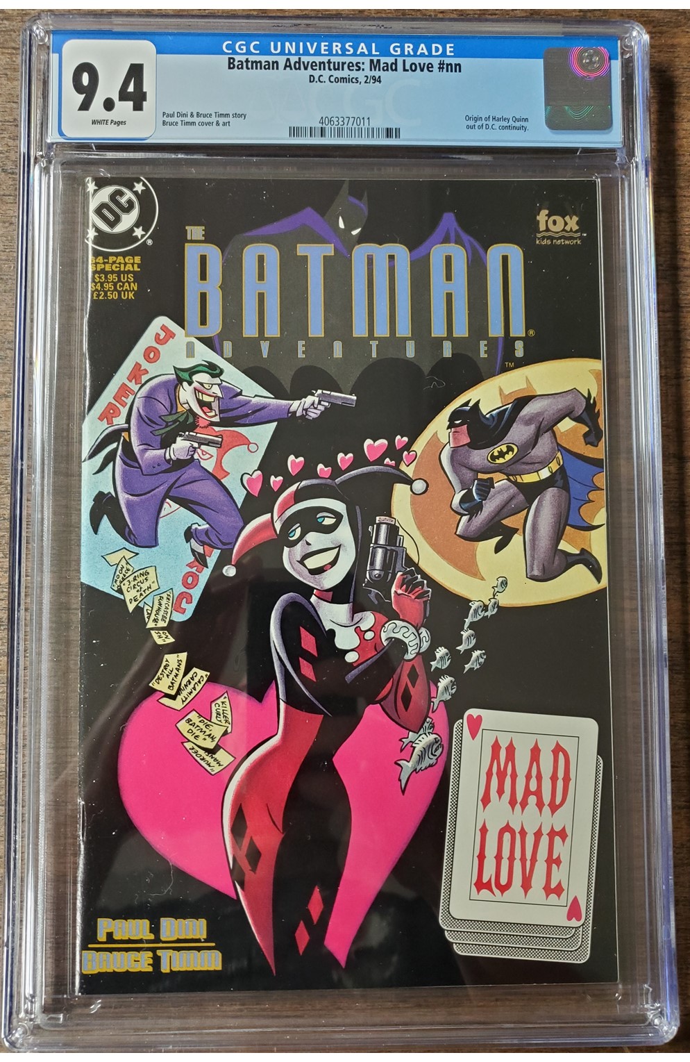 Batman Adventures Mad Love (DC 1994) Cgc 9.4