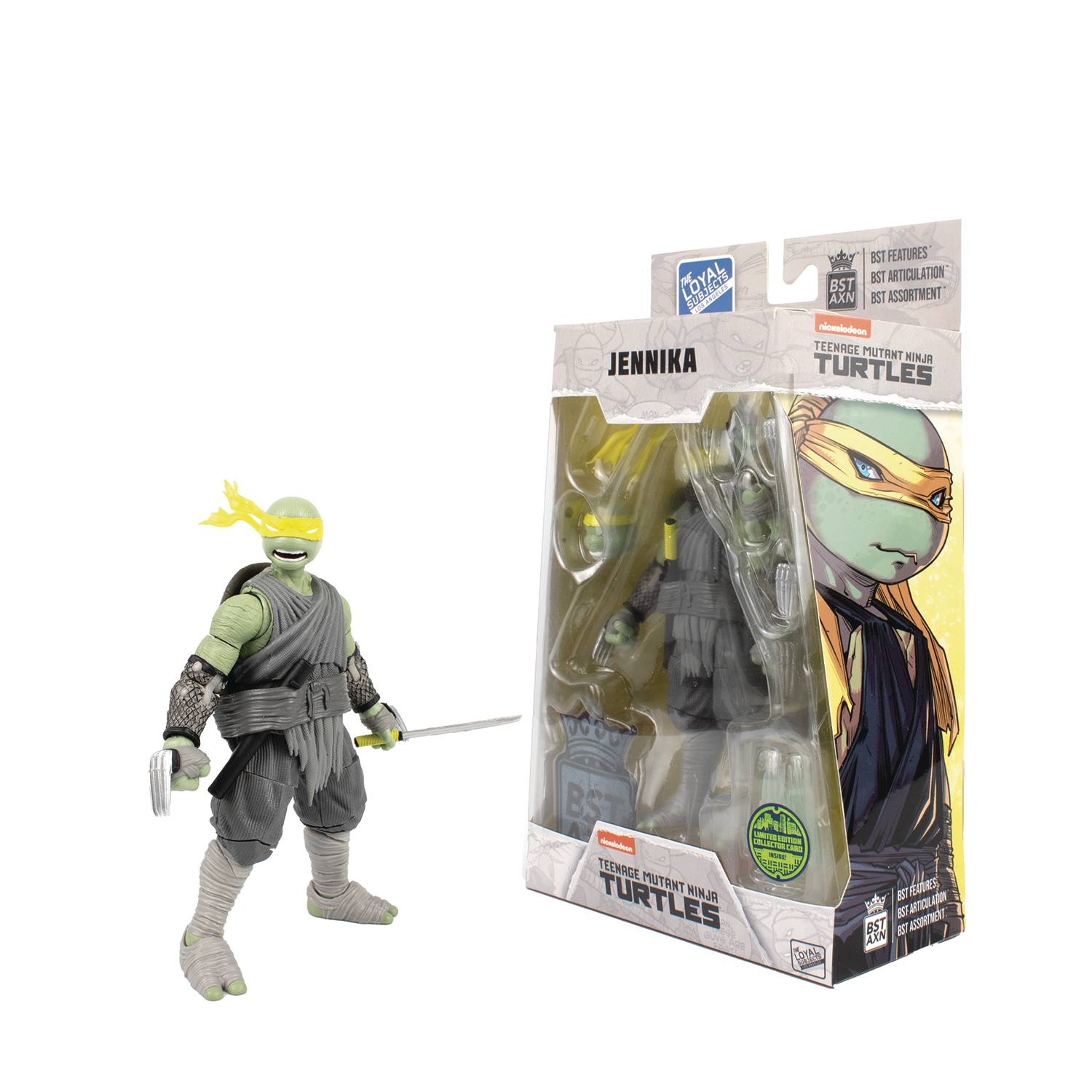 Teenage Mutant Ninja Turtles Bst Axn IDW Inspired Jennika 5in Action Fig