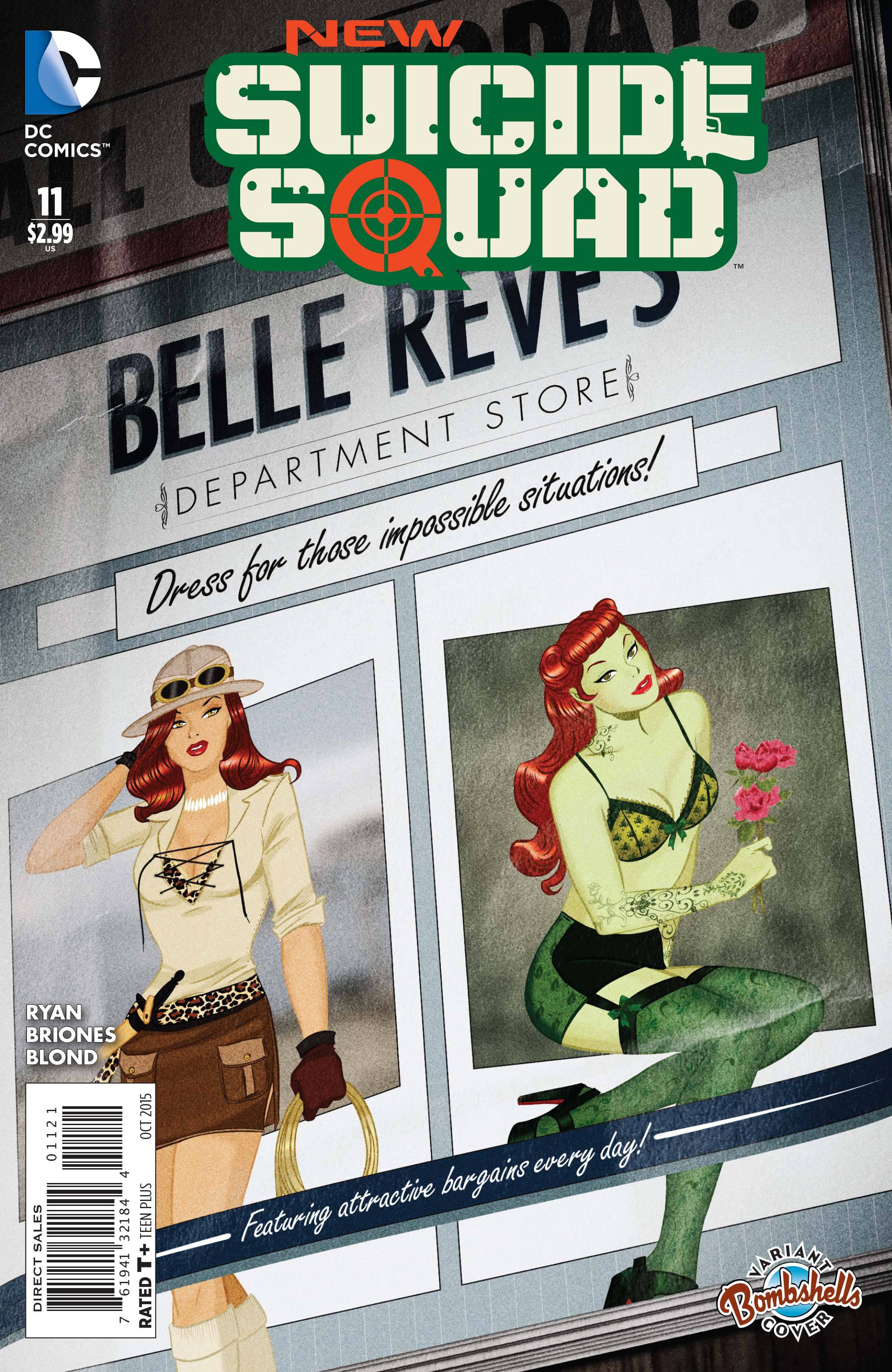 New Suicide Squad #11 Bombshells Variant Edition (2014)