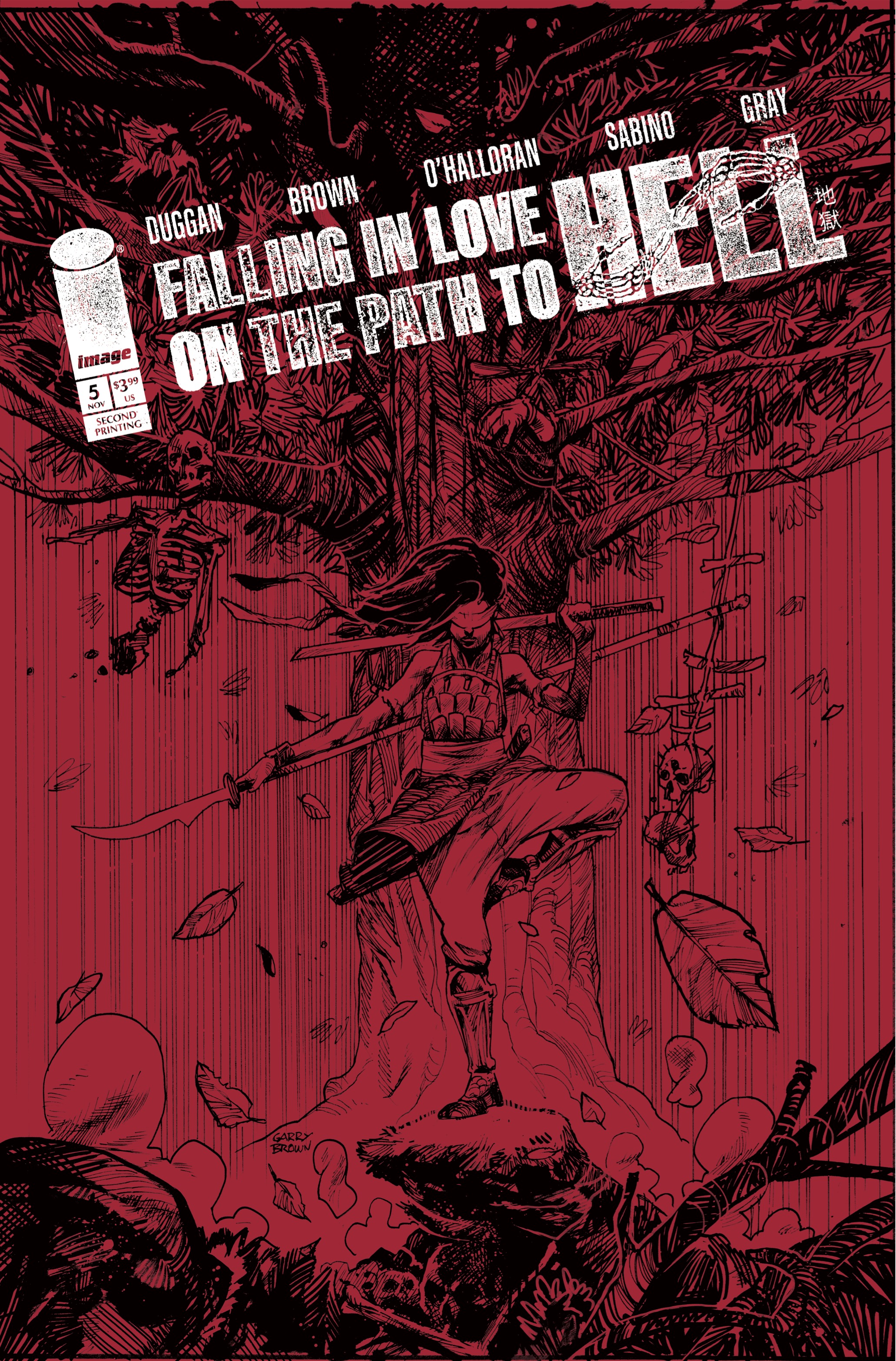 Falling in Love on the Path to Hell #5 Second Printing Cover A Garry Brown (Mature)