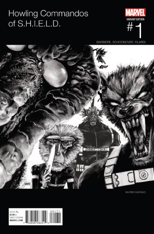 Howling Commandos of S.H.I.E.L.D. #1 (Santiago Hip-&#8203;hop Variant) (2015)
