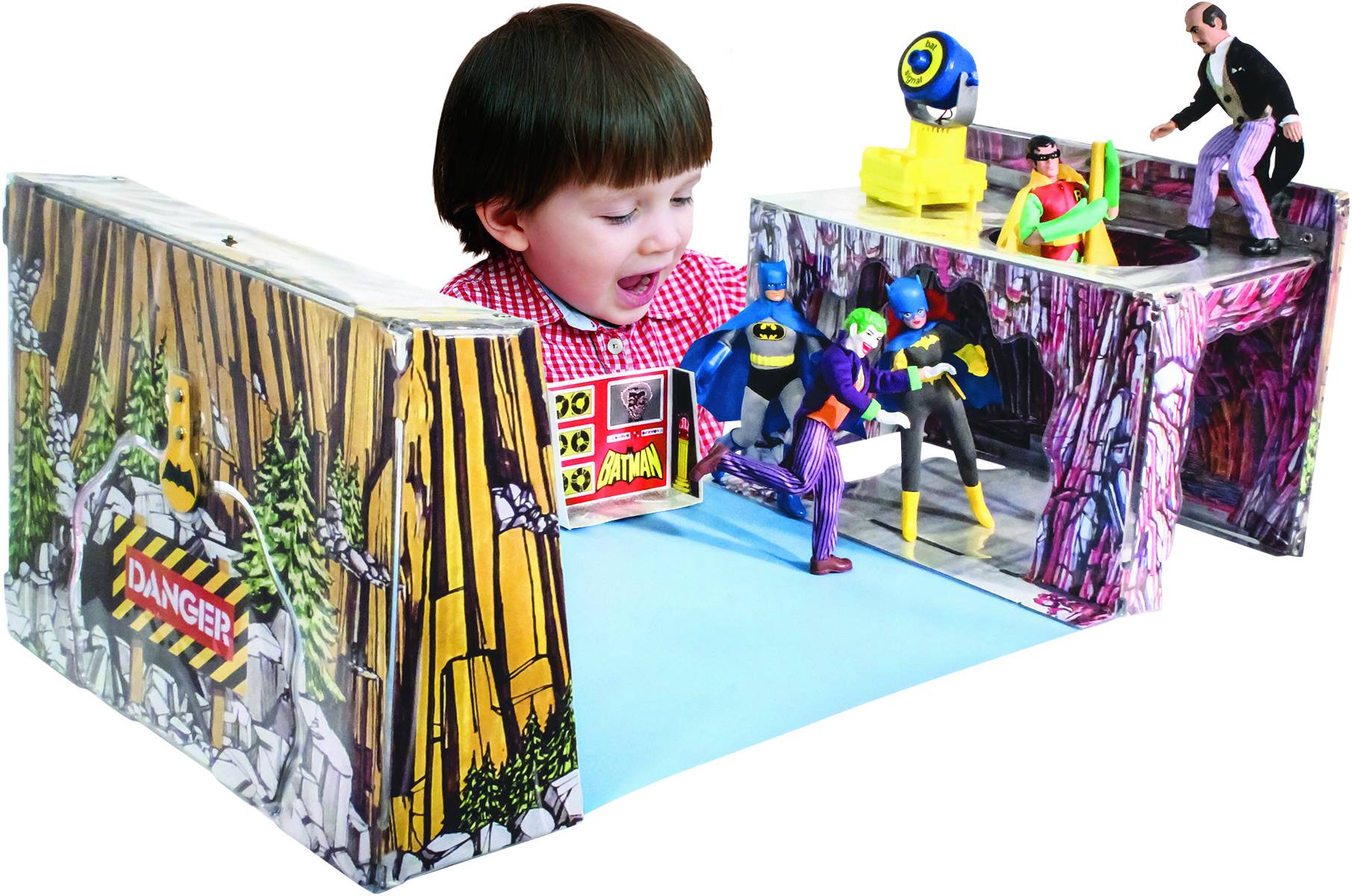 DC Retro Batman Batcave Playset