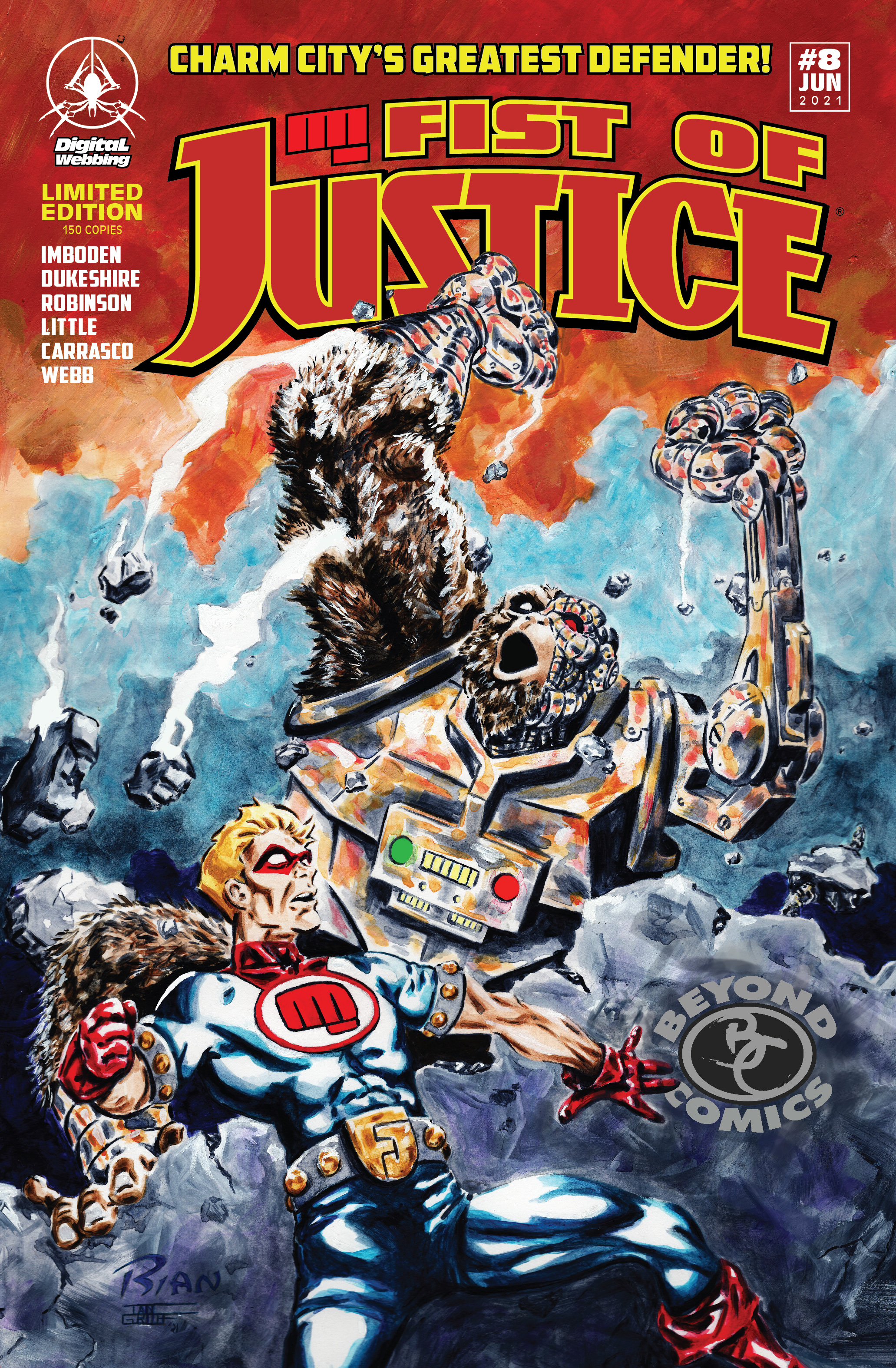 Fist of Justice Monkey Business Beyond Comics Store Variant