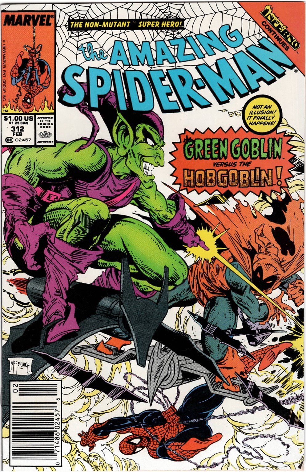 Amazing Spider-Man #312 Newsstand Edition