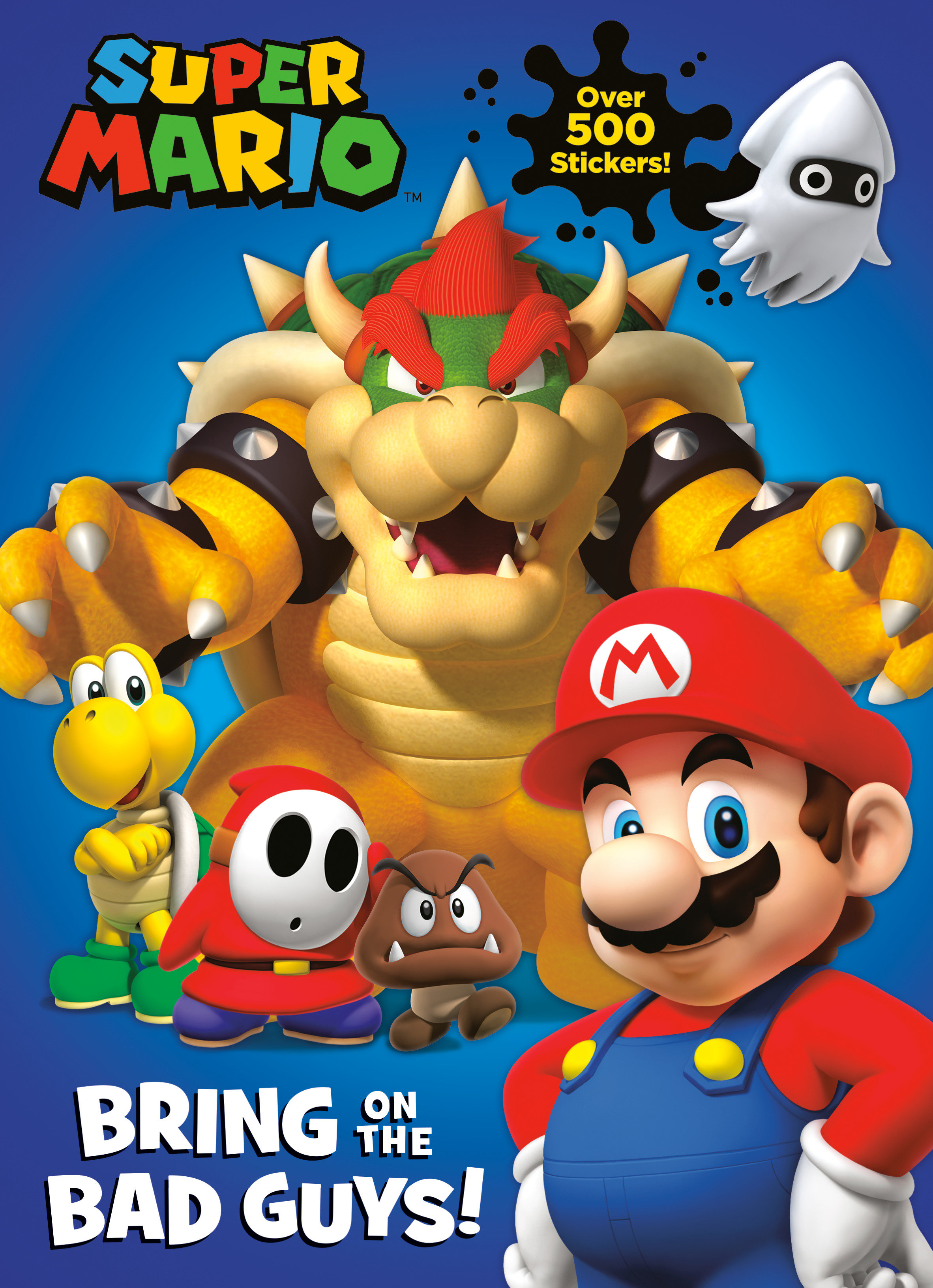 Super Mario Bring On The Bad Guys! Sticker And Puzzle Book