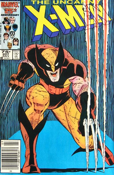 The Uncanny X-Men #207 [Newsstand]-Near Mint (9.2 - 9.8)