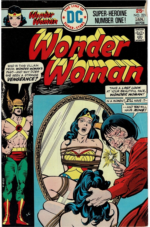 Wonder Woman #221 - G+, Tear Top Right Cover