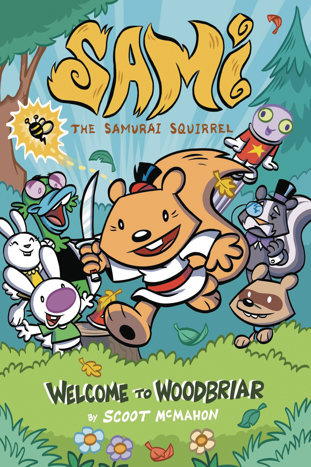 Sami Samurai Squirrel Welcome To Woodbriar Graphic Novel