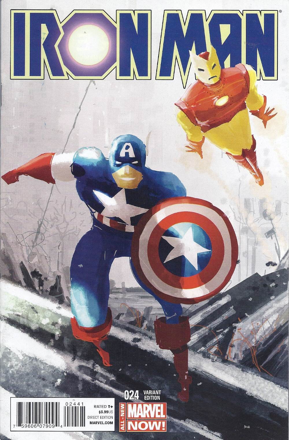 Iron Man #24 Campion Captain America Team Variant