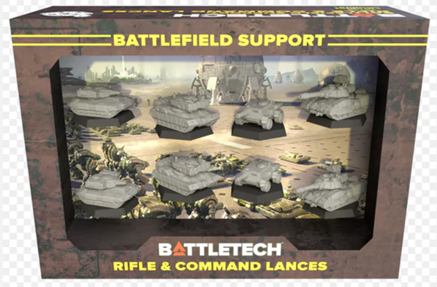 Battletech: Mercenaries Forcepack - Battlefield Support Rifle & Command Lances