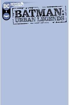 Batman Urban Legends #1 Cover D Blank Variant