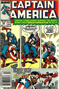 Captain America #355 [Newsstand]-Good (1.8 – 3)