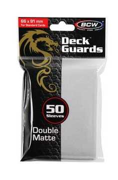 BCW Deck Guard - Matte - White (50)