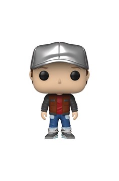 Pop Movie Bttf Marty In Future Outfit Vinyl Figure