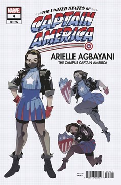 United States Captain America #4 Nishijima Design Variant (Of 5)