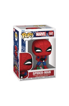 Marvel Holiday Spiderman with Open Gift Funko Pop! Vinyl Figure #1441