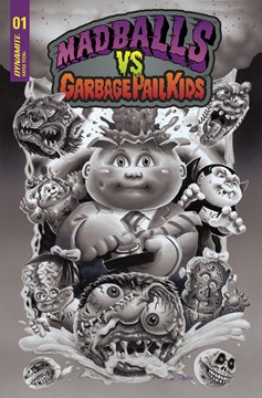 Madballs Vs Garbage Pail Kids #1 Cover G 1 for 25 Incentive Simko Black & White
