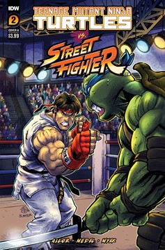 Teenage Mutant Ninja Turtles Vs. Street Fighter #2 Cover A Medel