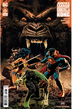 Justice League Vs Godzilla Vs Kong #3 Cover C Mike Deodato Jr Card Stock Variant (Of 7)