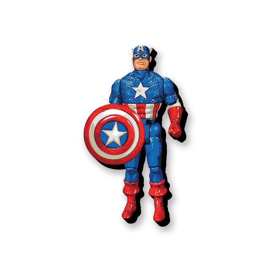 Marvel Captain America Toy Funky Chunky Magnet