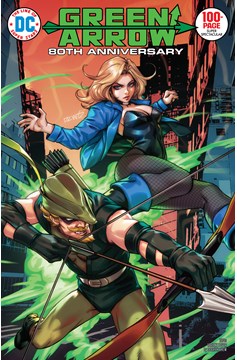 Green Arrow 80th Anniversary 100-Page Super Spectacular #1 Cover E Derrick Chew 1970s Variant