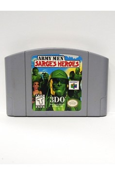 Nintendo 64 N64 Army Men Sarge's Heroes Cartridge Only (Very Good)