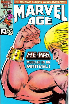 Marvel Age #38-Fine (5.5 – 7) [He-Man At Marvel!]