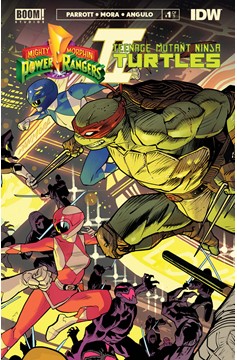 Mighty Morphin Power Rangers Teenage Mutant Ninja Turtles II #1 Cover C Connecting Variant 3 Mora (Of 5)