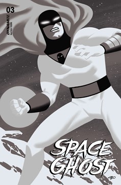 Space Ghost #3 Cover O 1 for 20 Incentive Cho Black & White