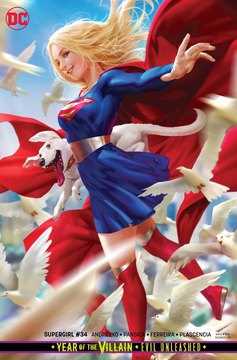 Supergirl #34 Card Stock Variant Edition Year of the Villain Evil Unleashed (2016)