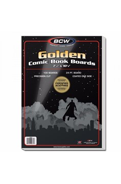 BCW Golden Comic Book Boards (100 Count)
