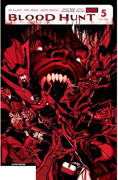 Blood Hunt: Red Band #5 Pepe Larraz 2nd Printing Variant (Blood Hunt)